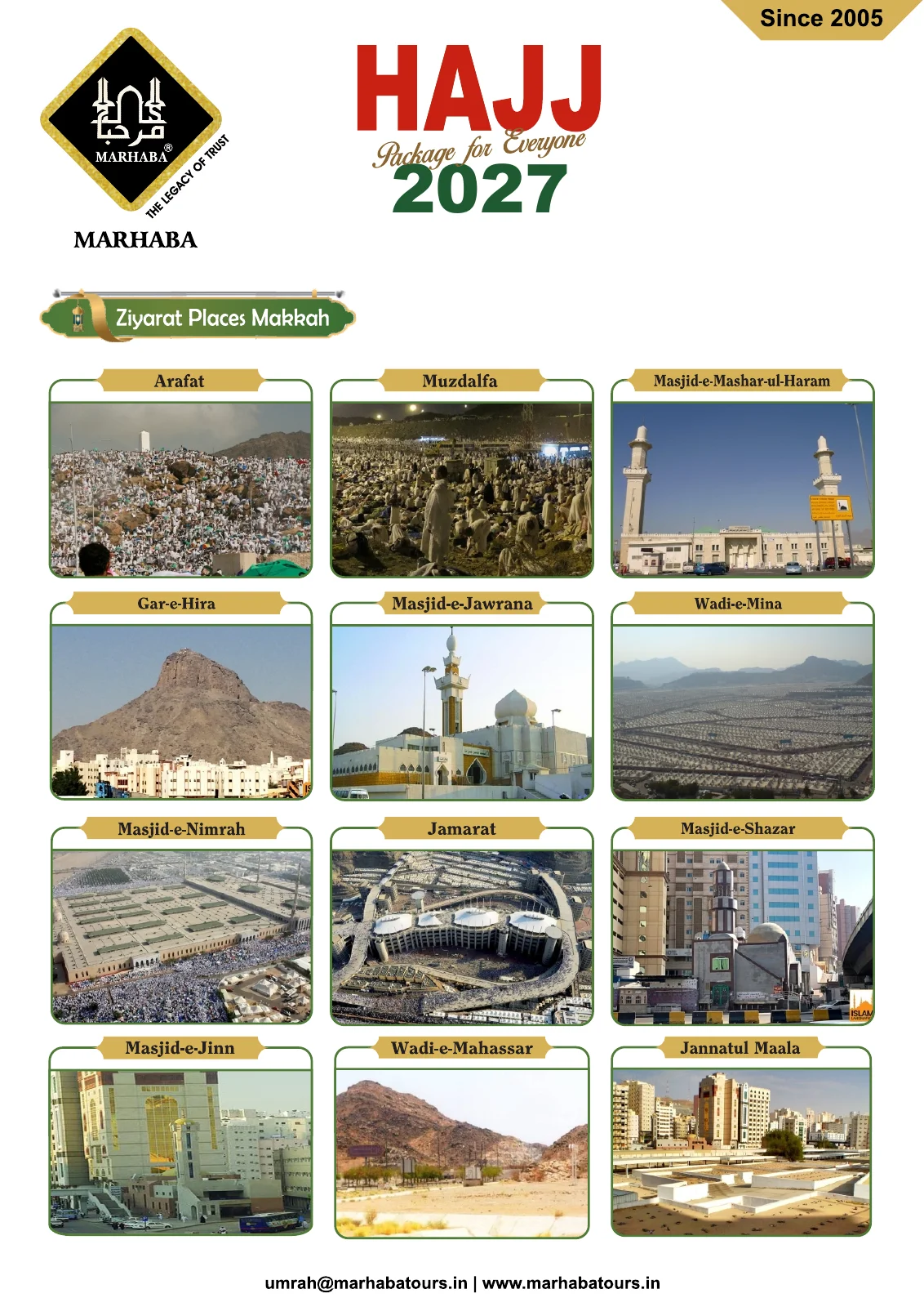 Makkah Ziyarat locations