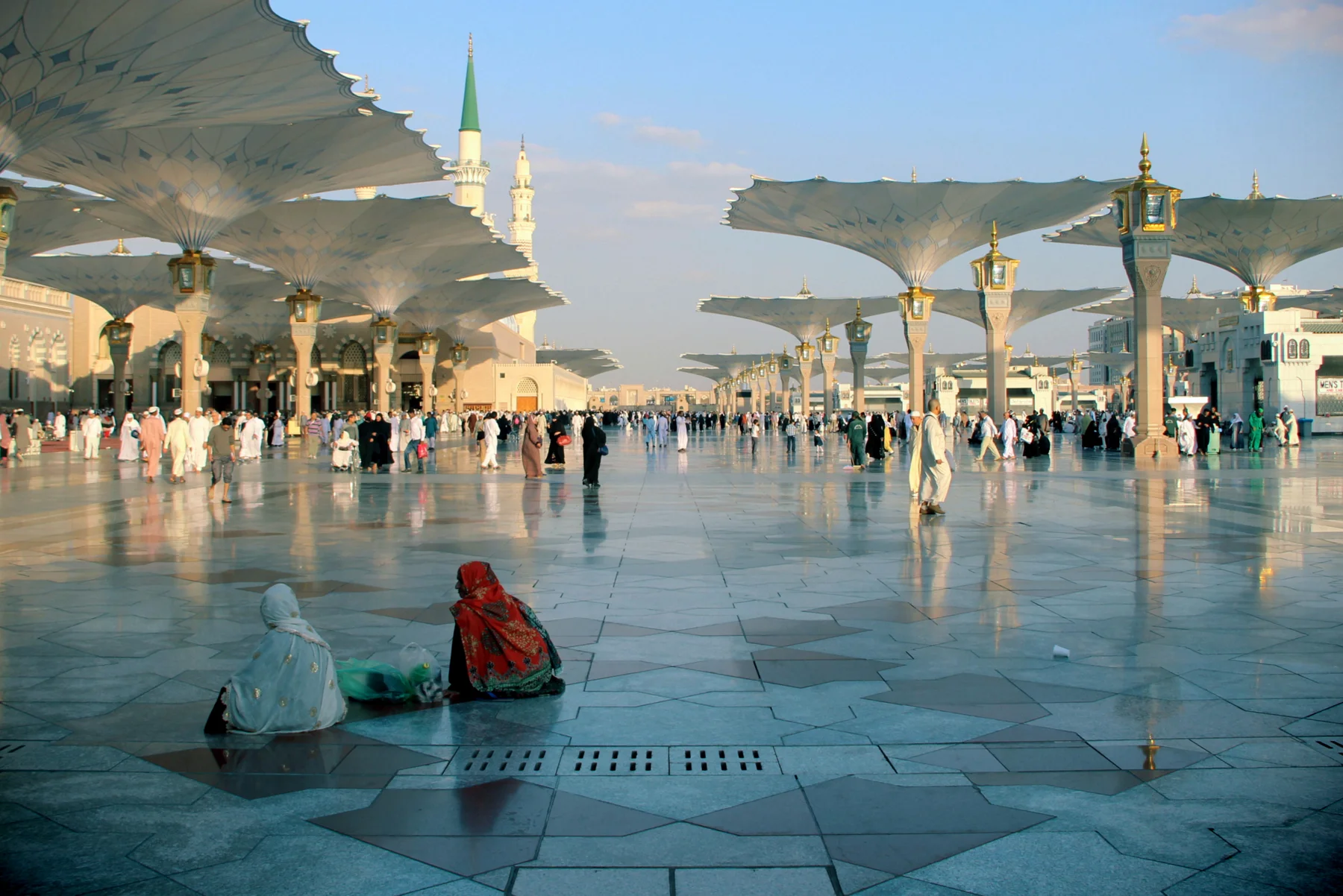 Courtyard of Al-Masjid an-Nabawi