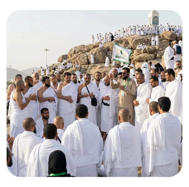 Pilgrims on a ziyarat visit