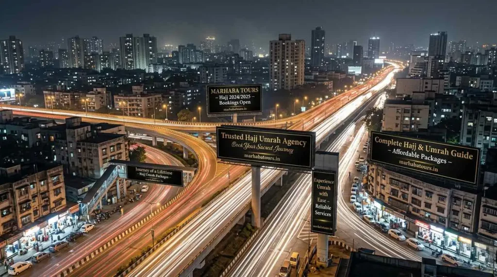 Current image: Trusted Hajj Umrah Travel Agency in Mumbai Location | Marhaba Tours