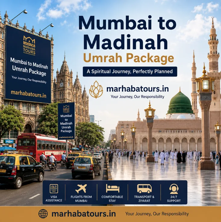 Mumbai to Madinah Umrah Package